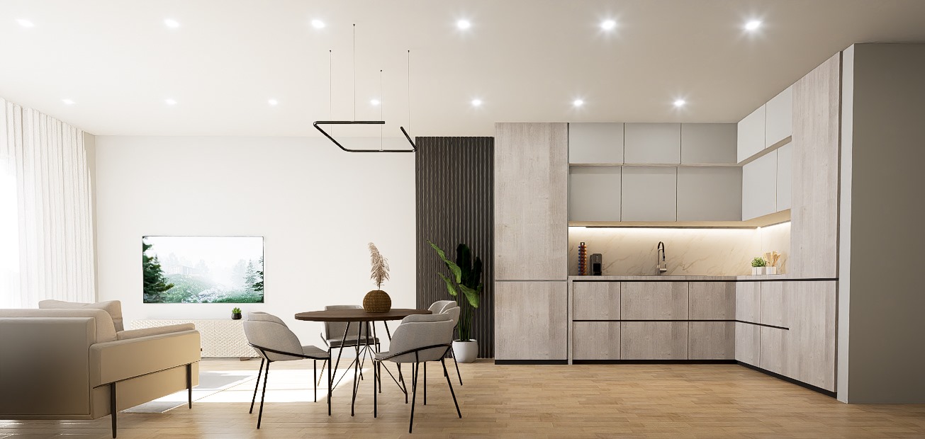 Kitchen and Terraces