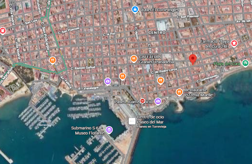 Sijainti: Torrevieja Keskusta
