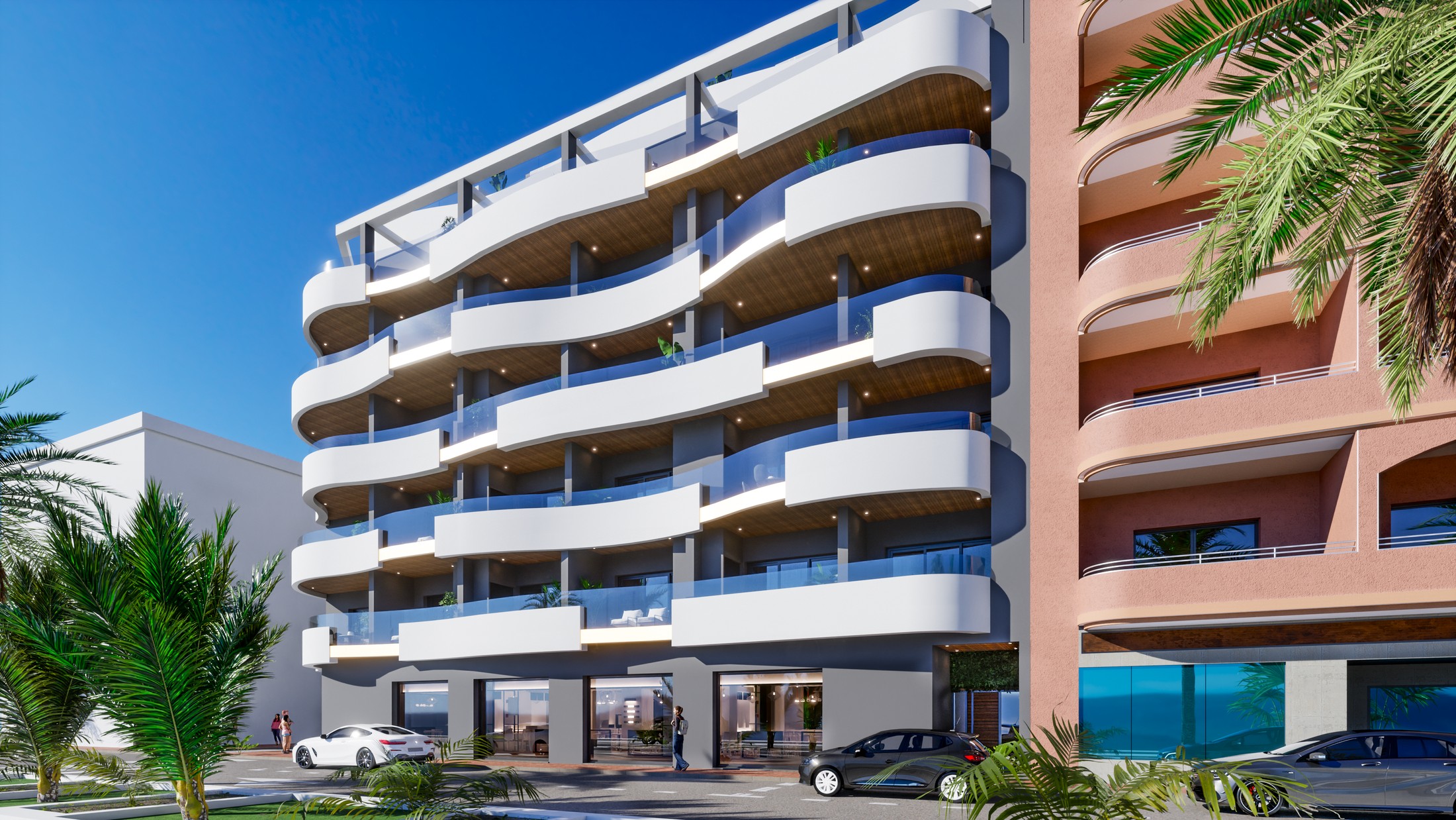 A 34-home city residence